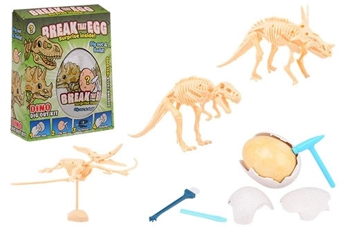 Vajíčko s kostrou dinosaura