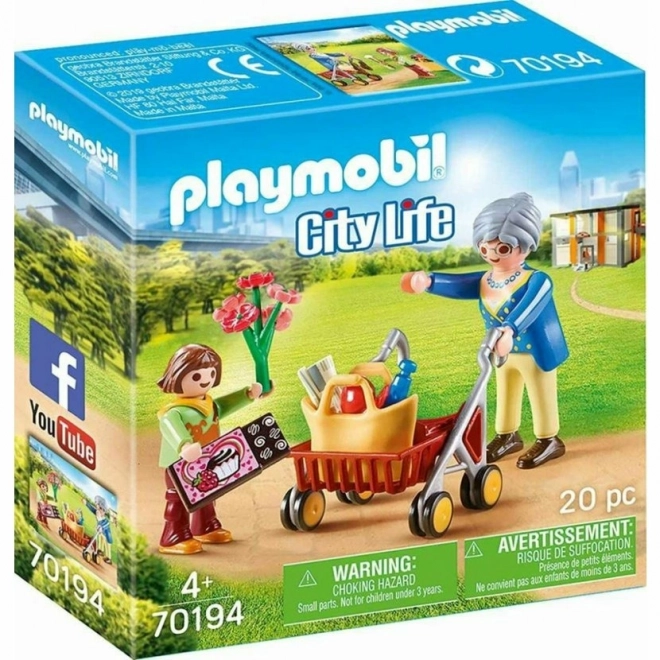 Babička s chodítkom Playmobil