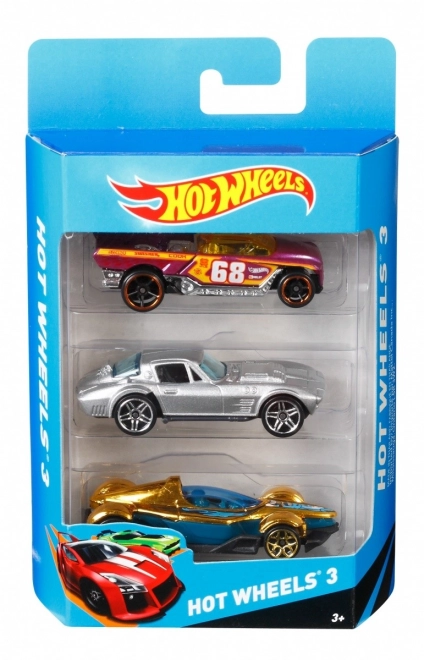 Hot Wheels Sada Autíčok 3ks