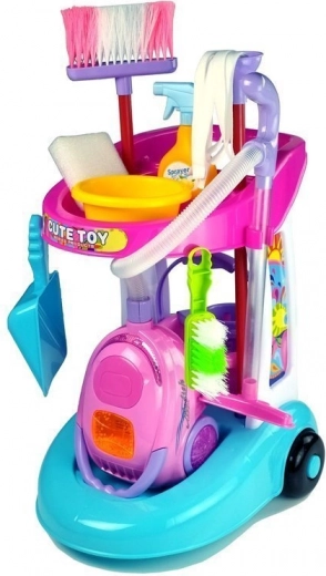 Farebný upratovací vozík