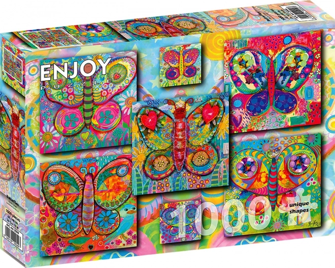 Enjoy puzzle Motýle 1000 dielikov