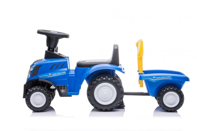 Odrážadlo traktor New Holland modrý