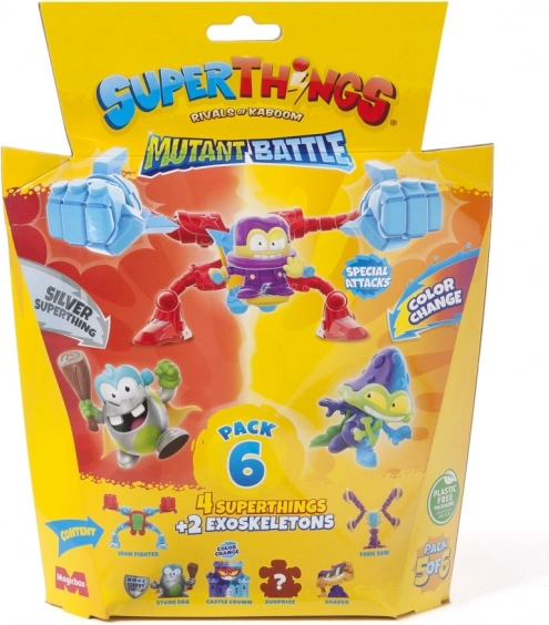 Figúrka SuperThings Mutant Battle 6 ks