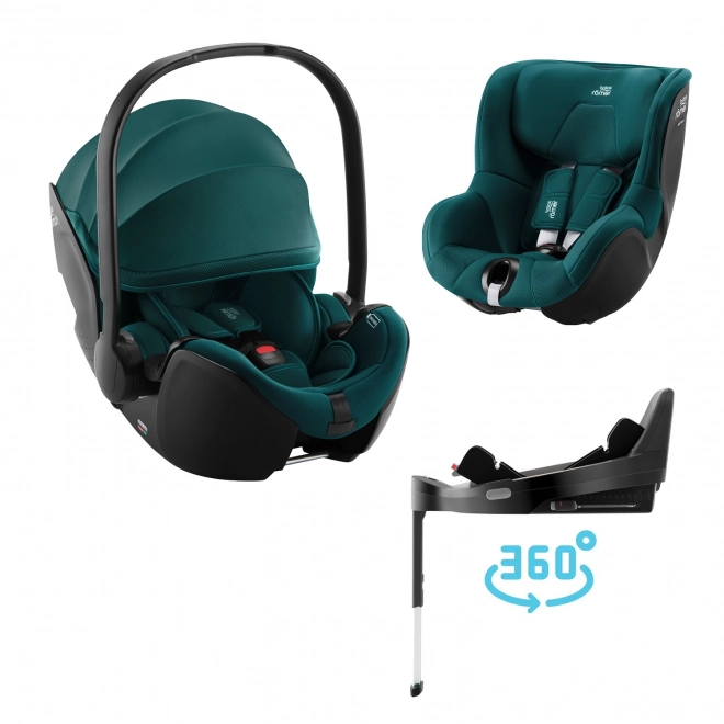 Autosedačka set Britax Römer Baby-Safe Pro + Vario Base 5Z + Dualfix 5Z, Atlantic Green