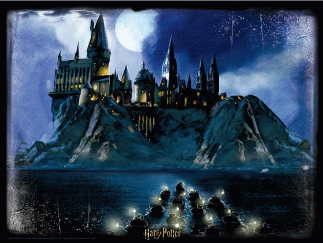 Prime 3D Puzzle Harry Potter: Nočné Rokfort 3D 300 dielikov