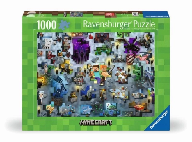 Puzzle výzva s motívom Minecraft