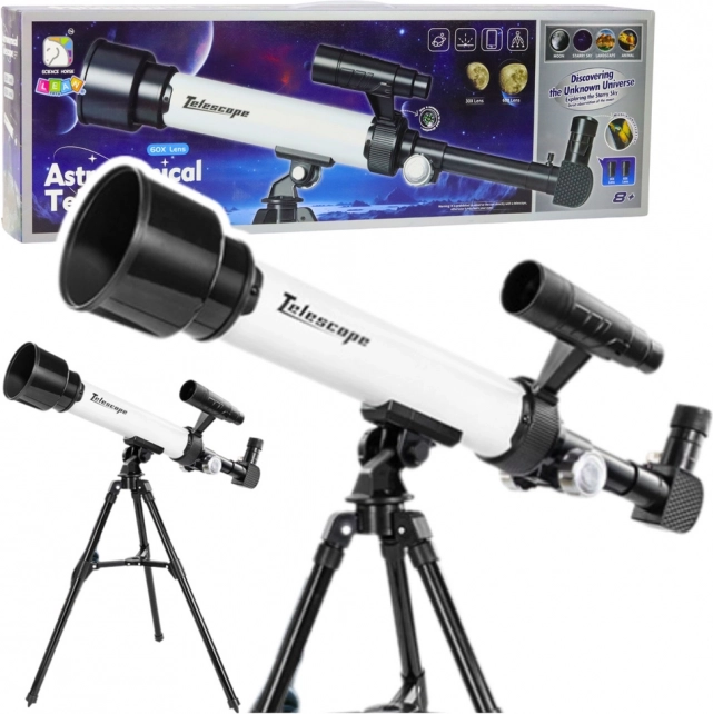 Detský astronomický ďalekohľad s držiakom na telefón