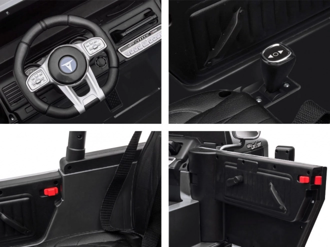 Detské elektrické auto Toyota Land Cruiser – Čierna