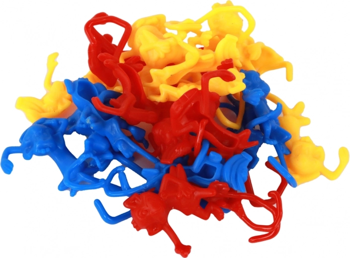 Farebné opičky, ktoré sa ľahko háčkujú