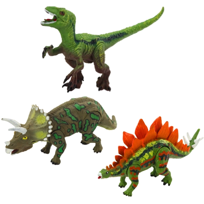 Sada pohyblivých figúrok dinosaurov