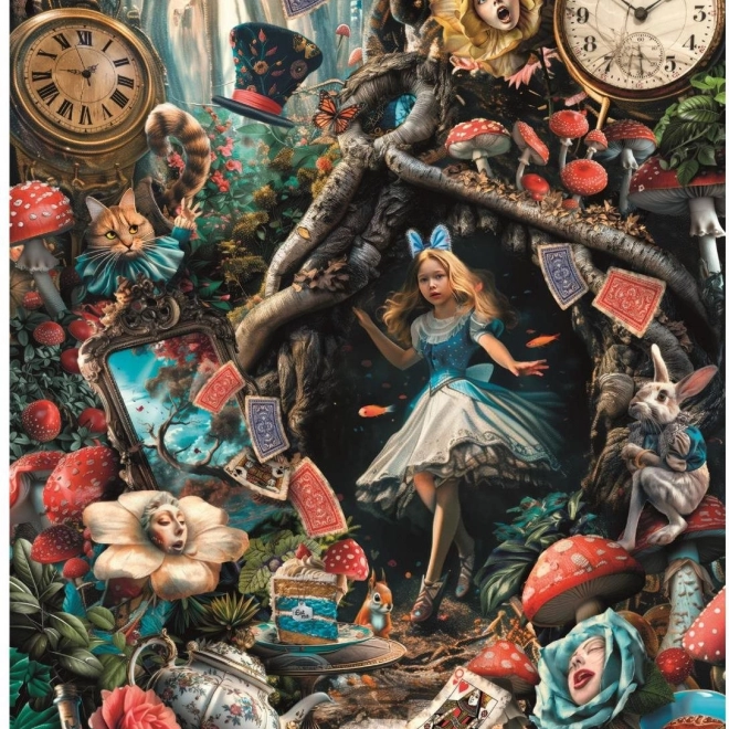 Clementoni Puzzle Ďalší deň vo Wonderlandu 1000 dielikov