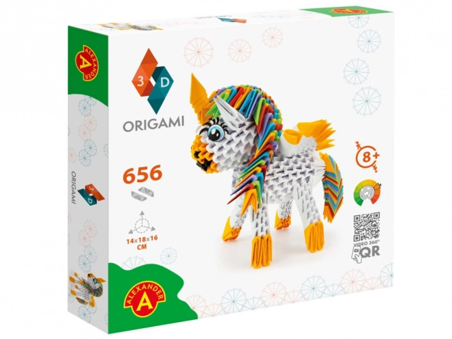 PEXI Origami 3D - Jednorožec