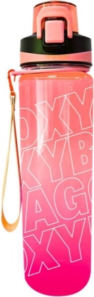Fľaša na vodu OXY Life 800 ml Ombre Rose