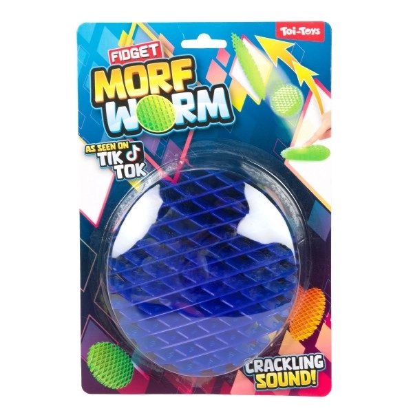 Antistresový fidget červ meniteľného tvaru – 6 farieb