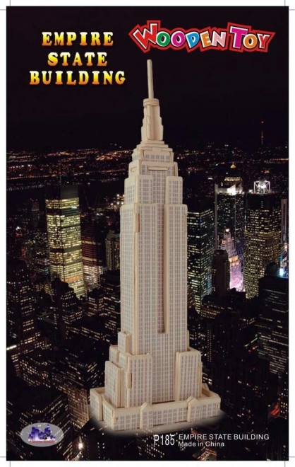 Drevené 3D puzzle Empire State Building