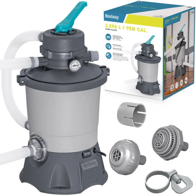 Piesková filtračná pumpa Bestway 3596 l/h pre bazény