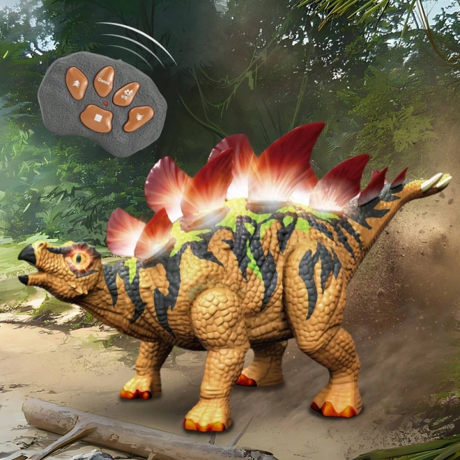 Woopie Dinosaurus na diaľkové ovládanie RC Robot Stegosaurus