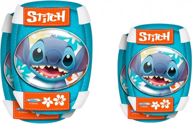 Ochranná súprava s nastaviteľnou prilbou a chráničmi Disney STITCH