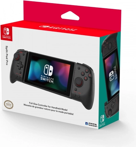 nintendo switch split pad pro čierny