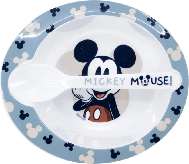 Miska so lyžičkou Mickey Mouse