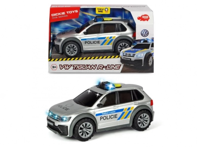 Policajné auto VW Tiguan R-Line v českej verzii