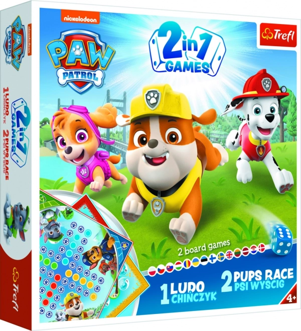 Trefl: Hra 2v1 - Človeče nehnevaj sa: PAW Patrol