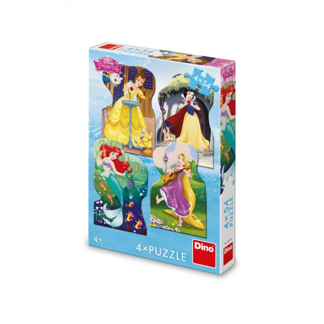 Puzzle Disney Princezné 4x54 dielikov