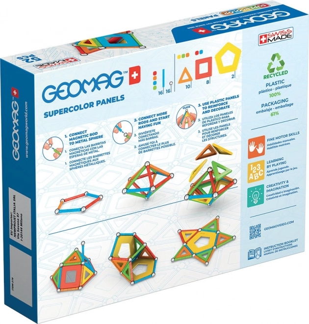 Geomag Supercolor Panely 52 Dielikov