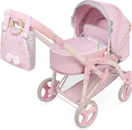 Skladací kočík pre bábiky 3 v 1 s prenosnou taškou Sophie 75 cm