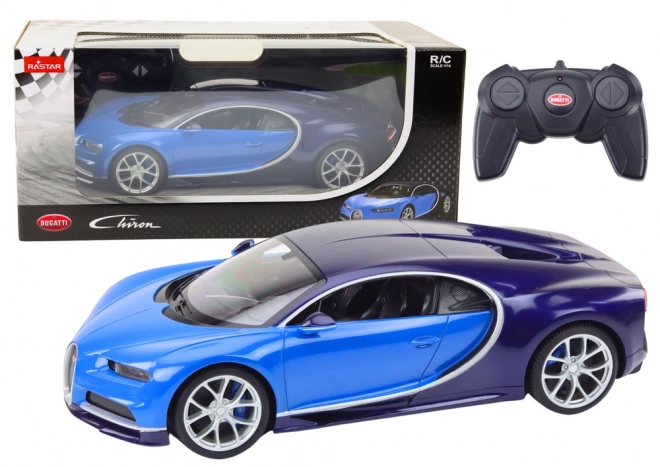 Diaľkové ovládanie RC 1:14 Bugatti Veyron Chiron Modré
