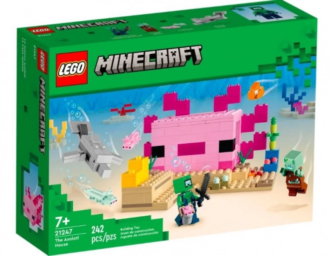 Lego Minecraft Domeček axolotlů