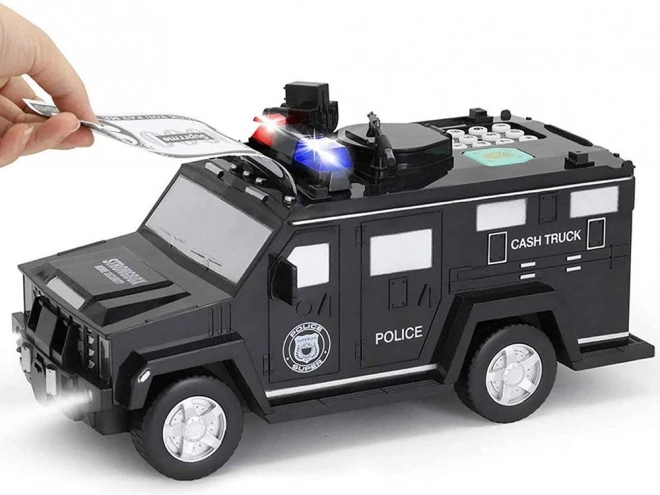 Auto Polícia Pokladnička Trezor – Čierna