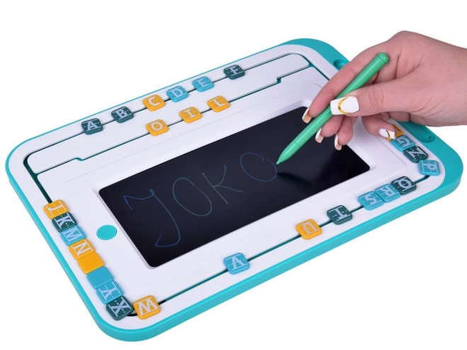 Vzdelávací set 3v1 LCD tabuľa + karty na učenie angličtiny