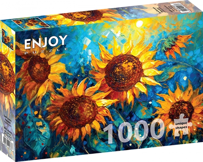 Puzzle Slnečnice 1000 dielikov