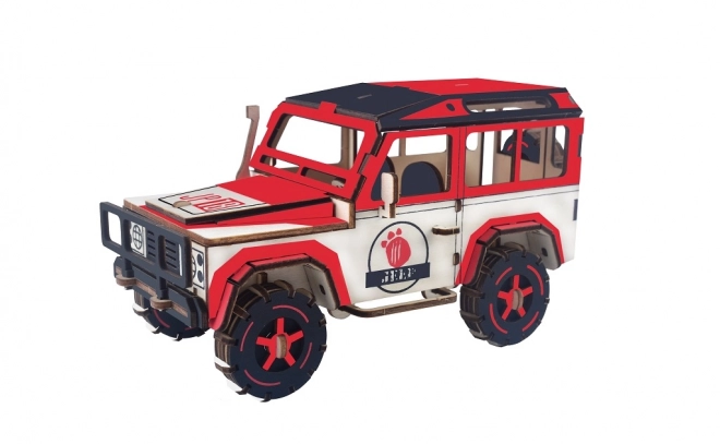 Drevené 3D puzzle SUV