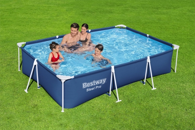 Bazén Steel Pro Deluxe 300x201x66 cm s pumpou a filtrom