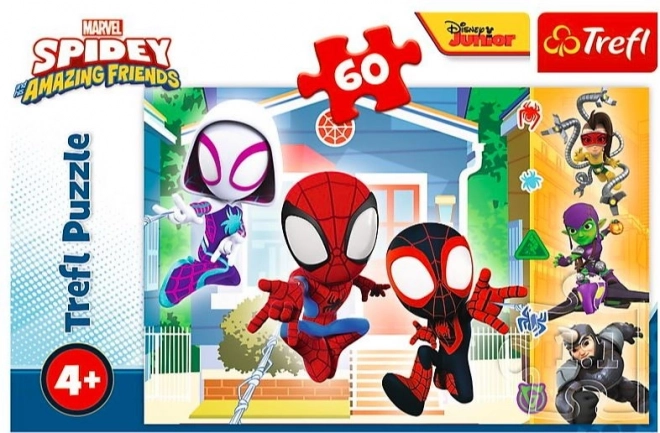 Puzzle Spideyho svet 60 dielikov