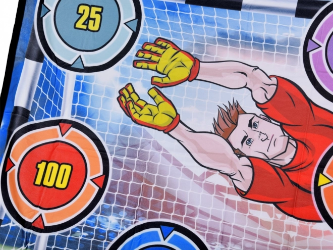 Súprava na hru futbal s terčoviskom a svietiacou loptou