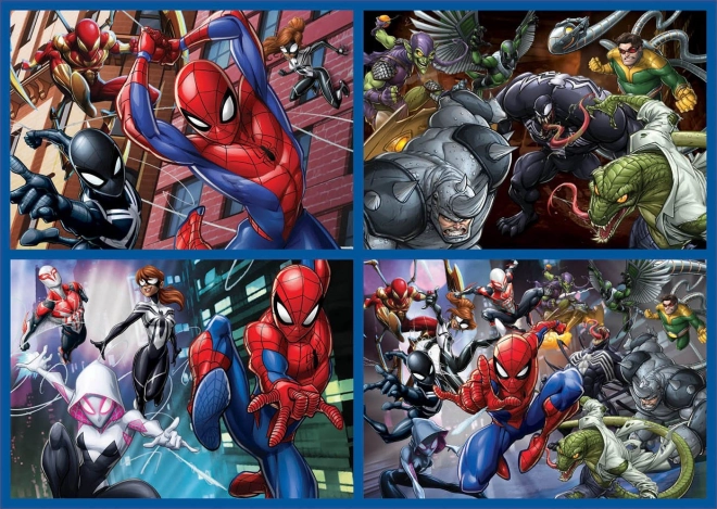 Educa puzzle Spiderman 4v1