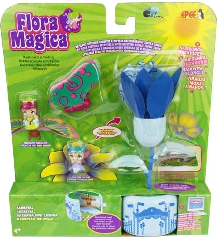 Kúzelná kvetina Flora Magica a motýlik – herný set 2 v 1