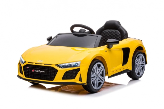 Detské elektrické auto Audi R8 žlté