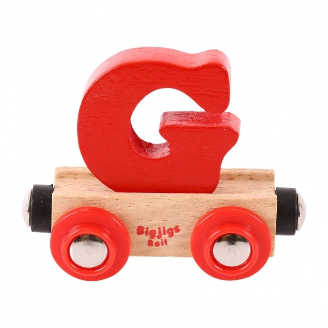 Vagónik Bigjigs Rail s písmenom G