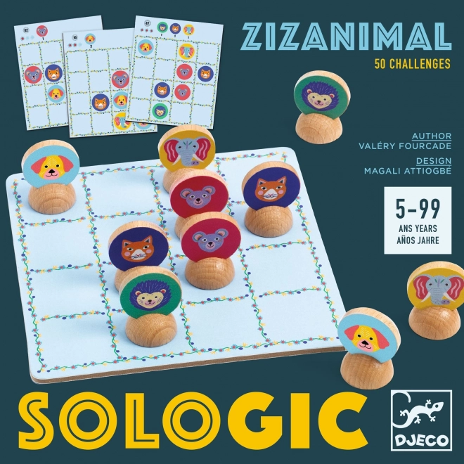 DJECO Sologic Zizanimal logická hračka