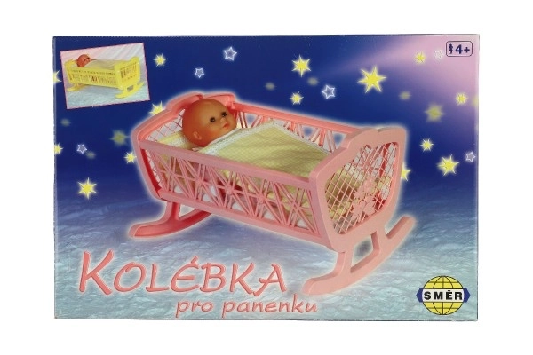 Kolíska pre bábiky plastová