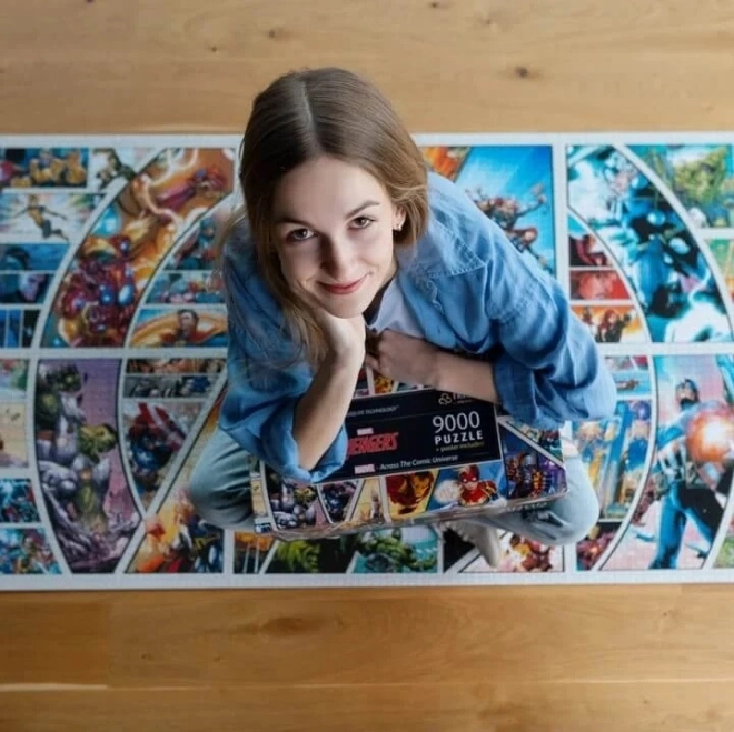 Trefl Puzzle Marvel Avengers: Naprieč komiksovým vesmírom 9000 dielikov