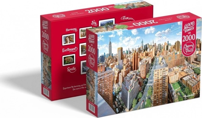 Puzzle Cherry Pazzi Dobre časy: New York 1000 dielikov