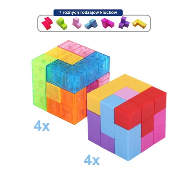 Magnetické kocky - Magic Magnetic Cubes 56 el.