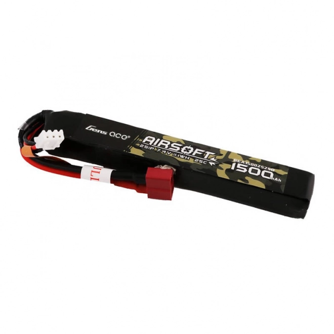 Lipo batéria pre airsoft Gens Ace 7.4V 1500mAh s T konektorom