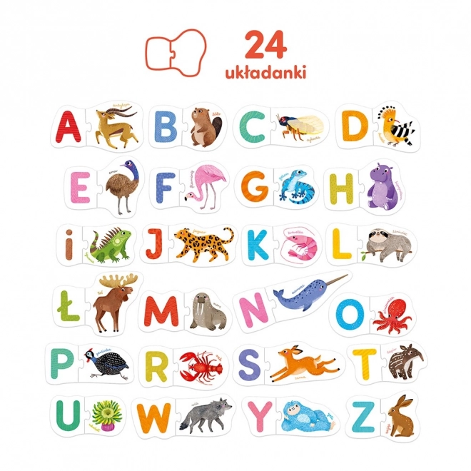 Puzzle do páru Abeceda