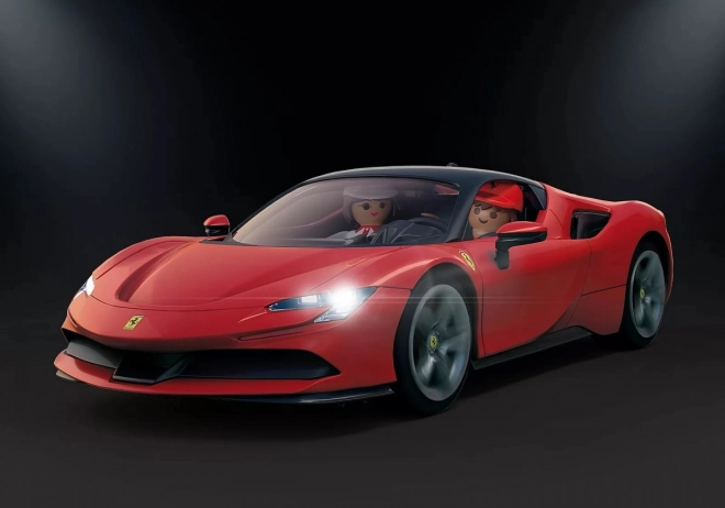 Ferrari SF90 Stradale s figúrkami a doplnkami